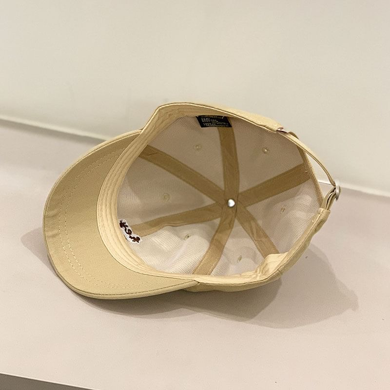 Cap Letter Embroidered