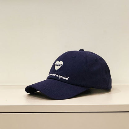 Heart Embroidered Cap
