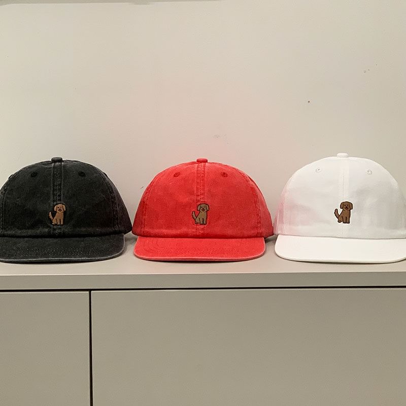 Embroidered Dog Cap