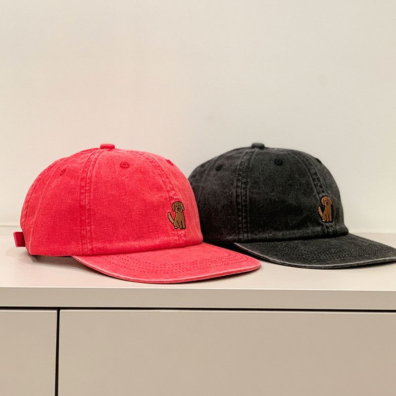 Embroidered Dog Cap