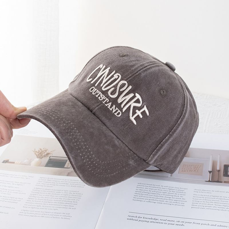 Cap Washed Lettering