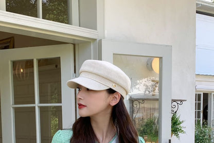 Cap Newsboy Buttoned