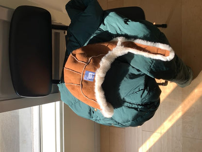 Applique Fluffy Trapper Hat Trim Plain