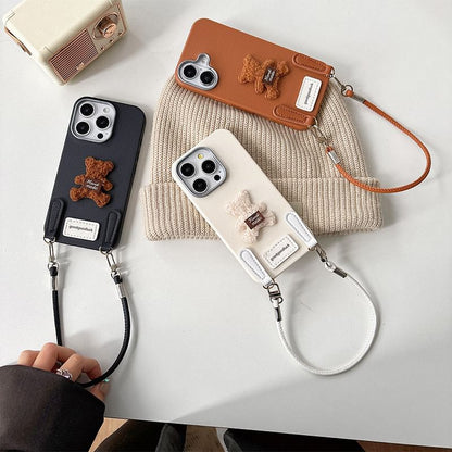 Applique with Phone Case Bear Strap