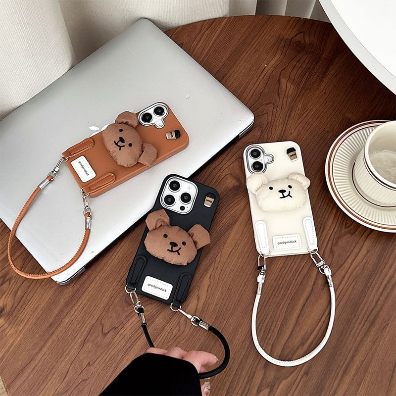 Case Phone Bear with Puffed Strap