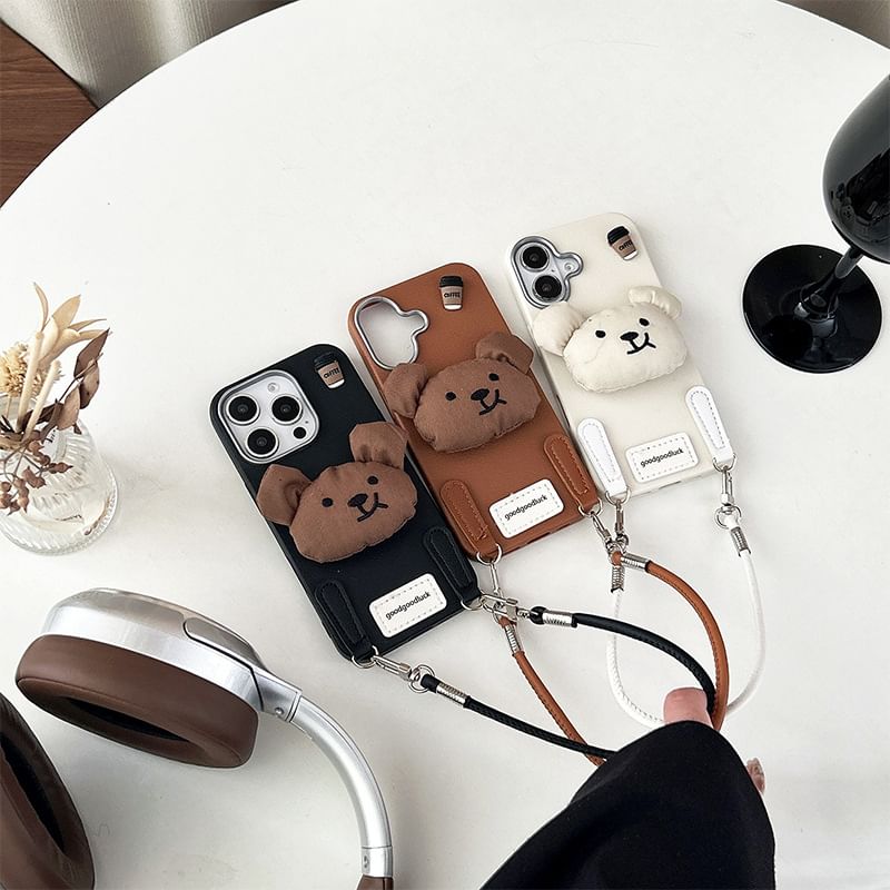 Case Phone Bear with Puffed Strap