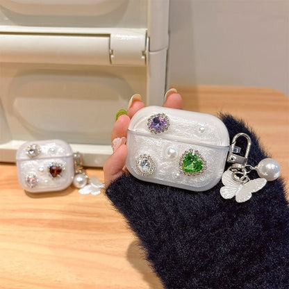 / with Earphone Case AirPods Rhinestone Charm Skin Pro