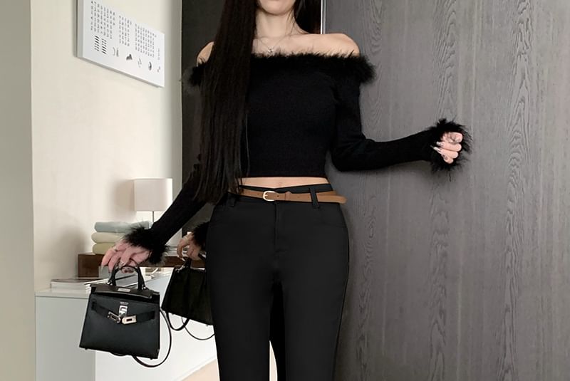 Sample High Waist Plain Flared Pants
