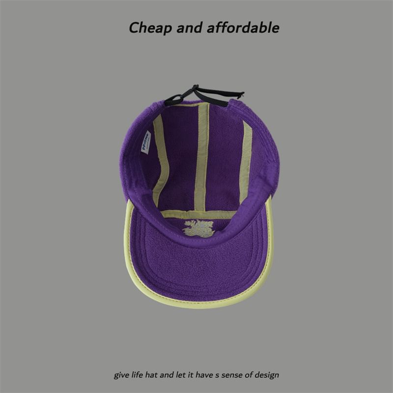 Embroidered Fleece Cap Lettering
