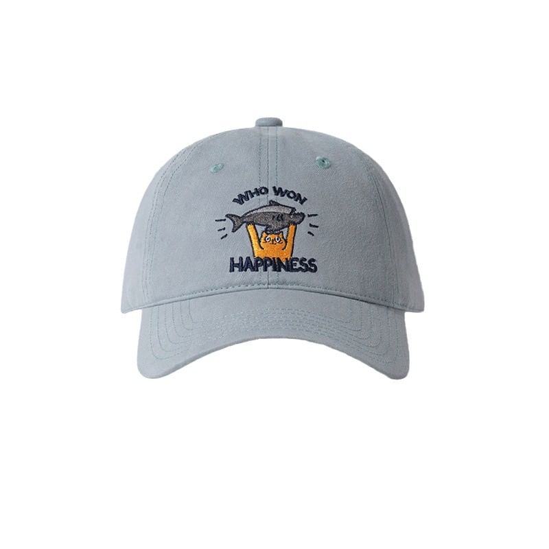 Cat Cap Embroidered Baseball