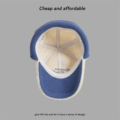 Cap Embroidered Baseball Earflap Lettering