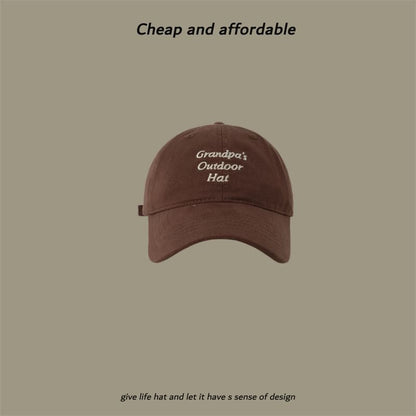 Cap Baseball Embroidered Lettering