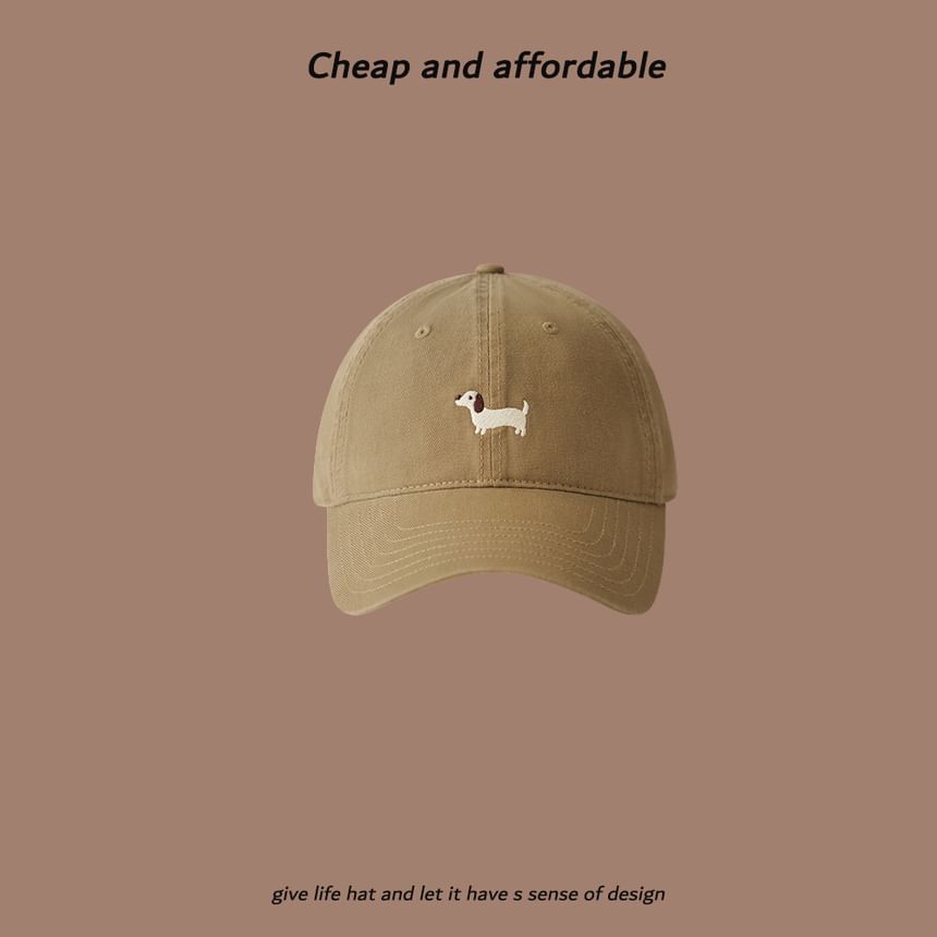 Cap Embroidered Baseball Dog
