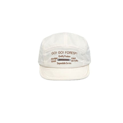 Lettering Cap Baseball Embroidery
