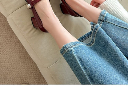 Toe Heel Jane Mary Round Block Pumps