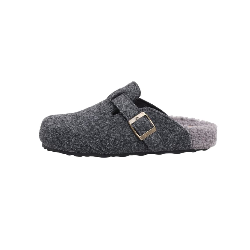 Buckled Slip-Ons Mules /