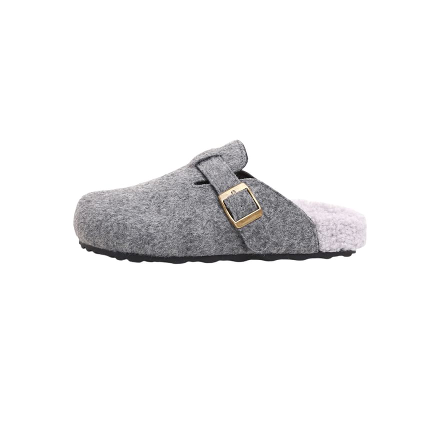 Buckled Slip-Ons Mules /