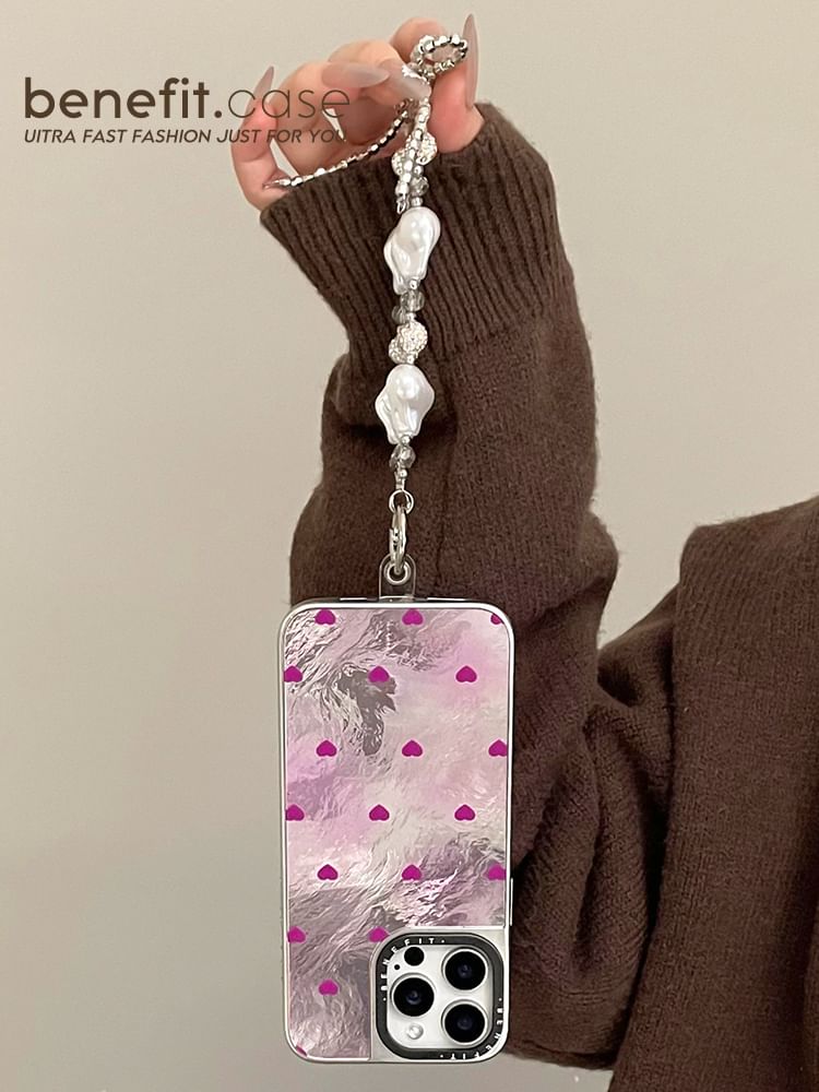 Case Phone Strap Set / Heart