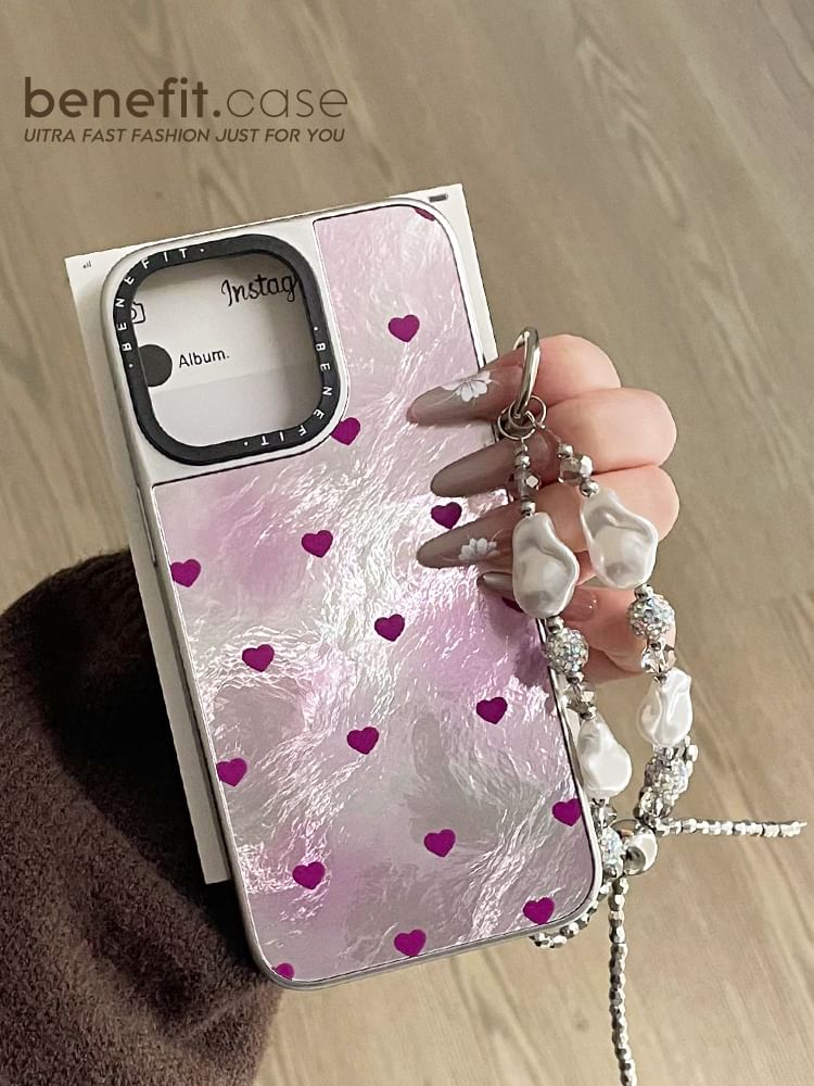 Case Phone Strap Set / Heart
