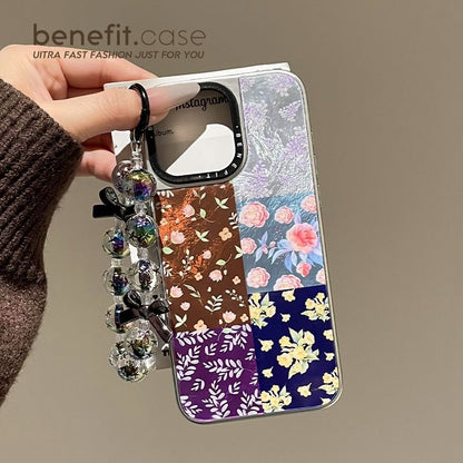 Strap / Set Phone Floral Case