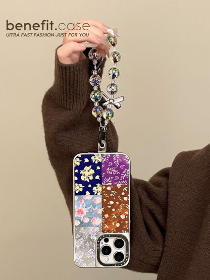 Strap / Set Phone Floral Case