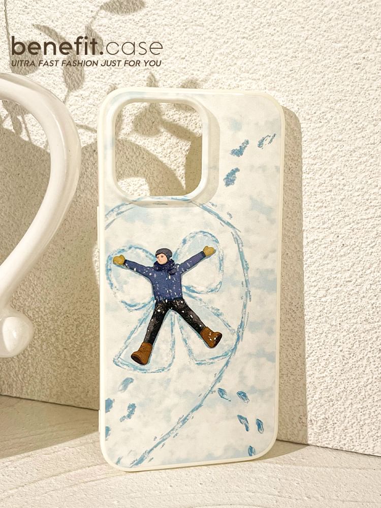 Phone Matching Snow Couple Case