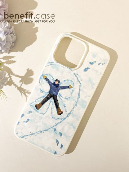Phone Matching Snow Couple Case
