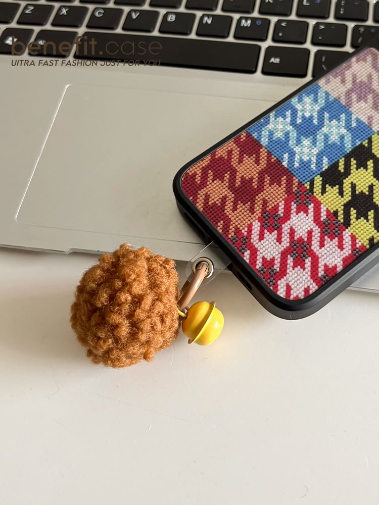 Charm Pom Phone Bell