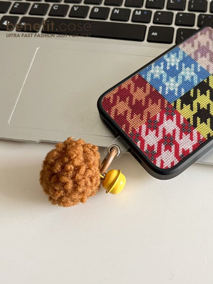 Charm Pom Phone Bell
