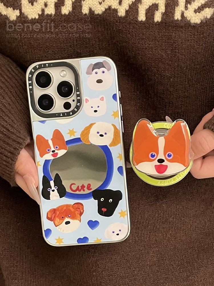 Phone Dog Case Mirrored