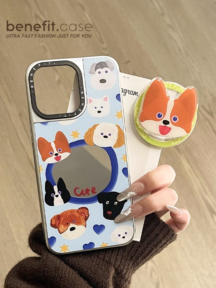 Phone Dog Case Mirrored