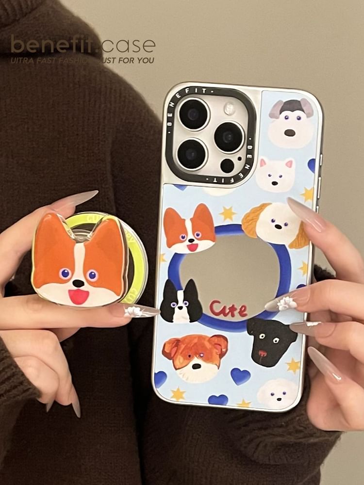 Phone Dog Case Mirrored