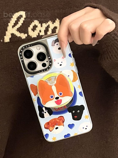 Phone Dog Case Mirrored