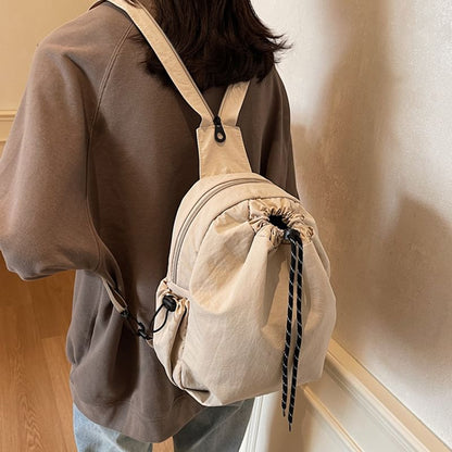 Backpack Drawstring Multi-Pocket