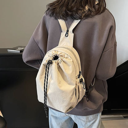 Backpack Drawstring Multi-Pocket