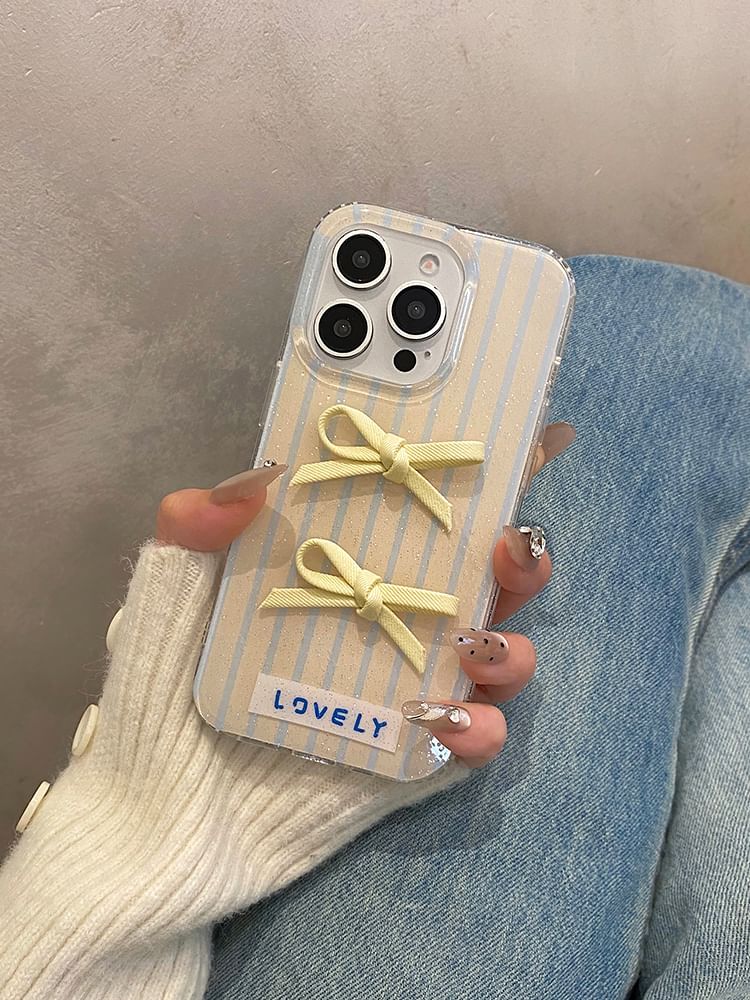 Phone Case Striped Ribbon
