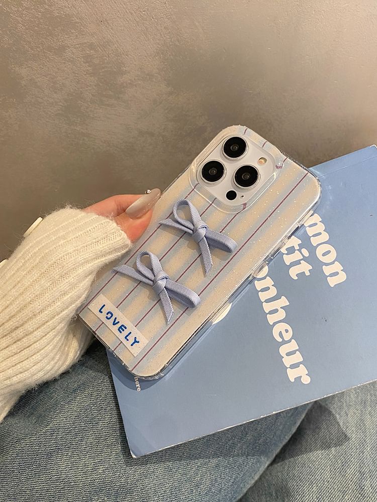 Phone Case Striped Ribbon