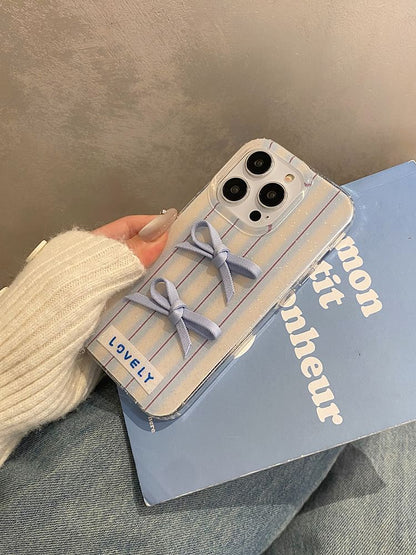 Phone Case Striped Ribbon