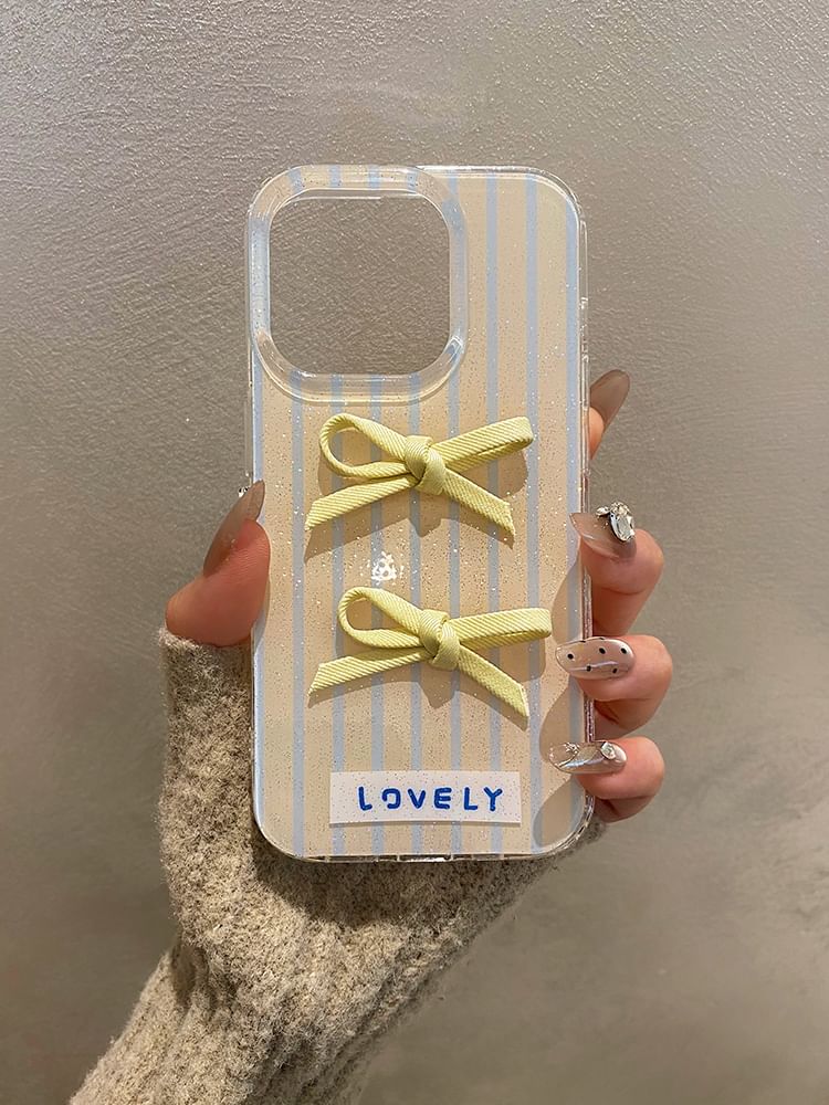Phone Case Striped Ribbon