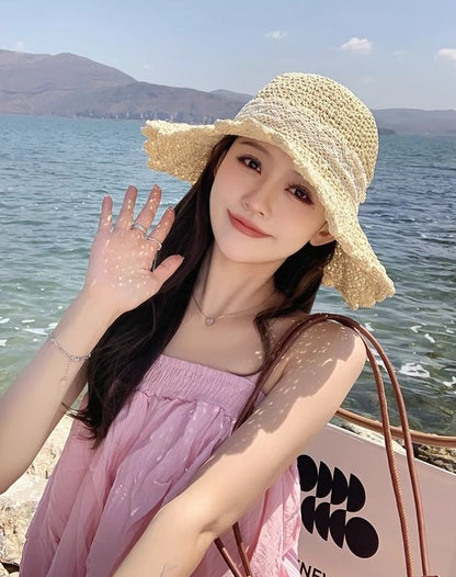 Bow Straw Sun Hat