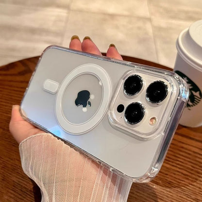 (Compatible Case with Magnetic MagSafe) Transparent Phone