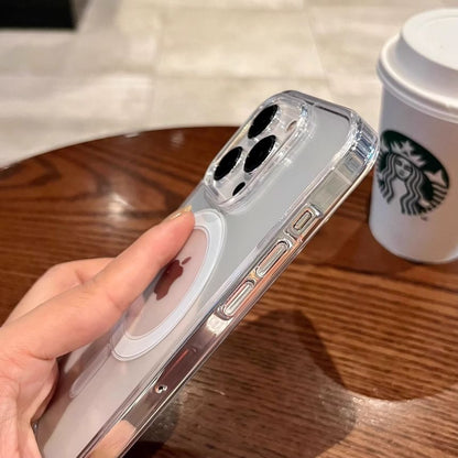 (Compatible Case with Magnetic MagSafe) Transparent Phone