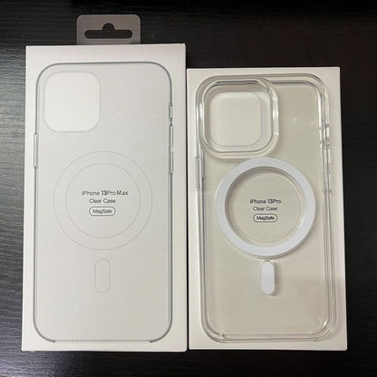 (Compatible Case with Magnetic MagSafe) Transparent Phone