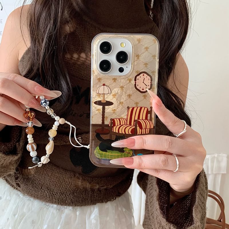 with Case Cat Phone Strap