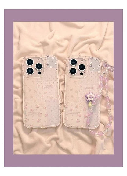 Case Floral Set Strap / Phone