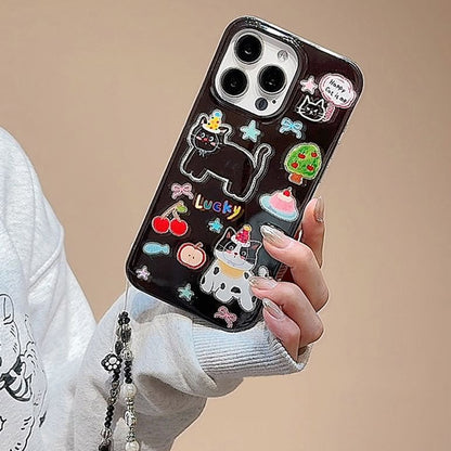 Case with Strap Cat Phone