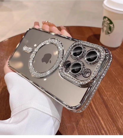 (Compatible Magnetic with Phone MagSafe) Embellished Case