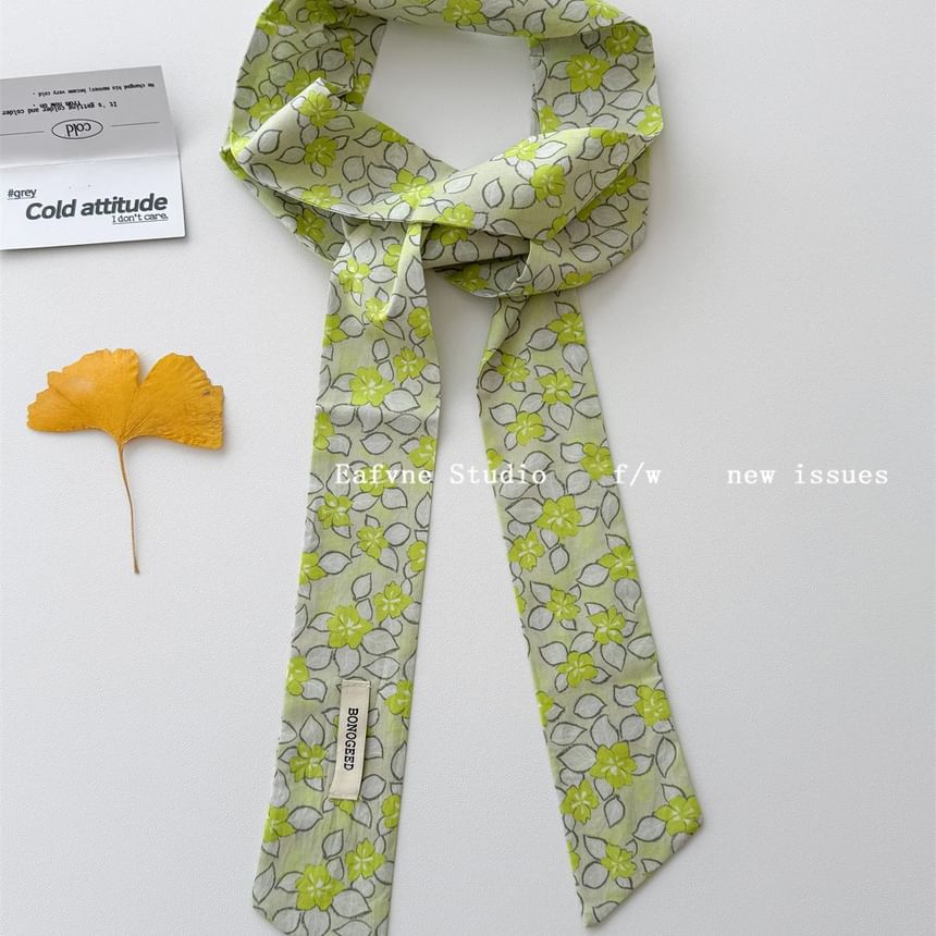 Patterned Hair Tie Scarf