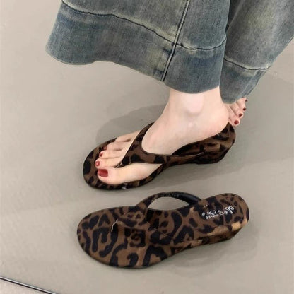 Platform Wedge Thong Sandals