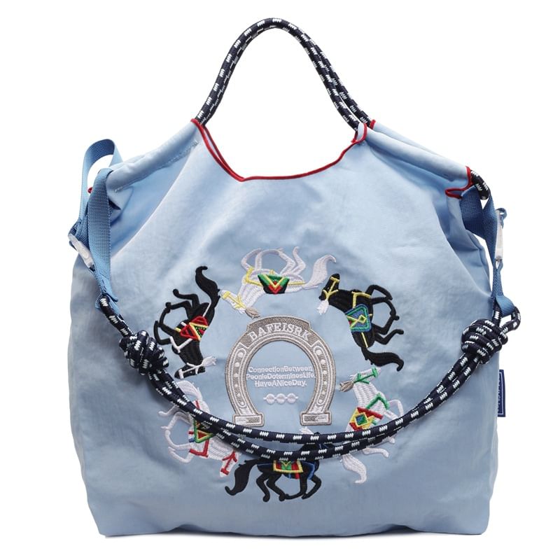 Sample Horse Embroidered Crossbody Bag